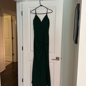 Formal/Prom/Bridesmaid Dress - Emerald Green, Size L